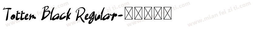 Tottem Black Regular字体转换